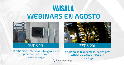 WEBINARS VAISALA AGOSTO