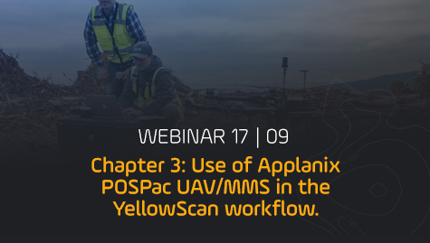 Use of Applanix POSPac UAV/MMS in the YellowScan workflow